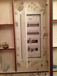 How to hide an electrical panel in the hallway design ideas