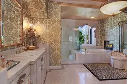 Wallpaper Bath Design Photo