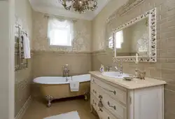 Wallpaper Bath Design Photo