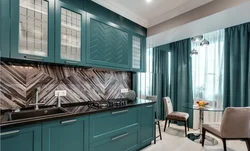 Graphite Color Combination In The Kitchen Interior