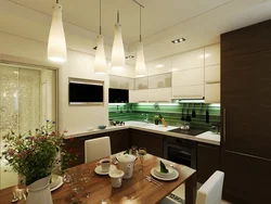 Дизайн освещения кухни 9
