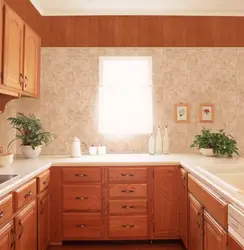 Kitchen interior design with panels
