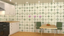 Kitchen interior design with panels