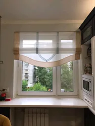 Custom window in the kitchen design