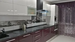 Kitchen 4 Meters Long Design With Window