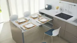 Кухонные столы фото в интерьере кухни