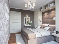 Photo of a bedroom in a modern style 13 sq m