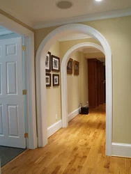 Photo of the arch in the hallway in the apartment photo