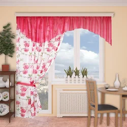 Curtains For The Kitchen With A Balcony Door And Window Modern Design