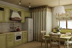 Provence Kitchen Design In An Apartment, Real Photos