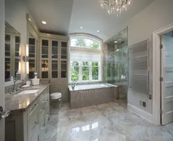 Modern bathtub design with window