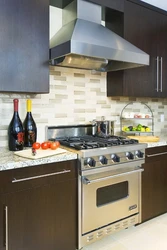 Kitchen renovation photo with gas stove