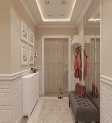 Design of a small hallway in an apartment photo