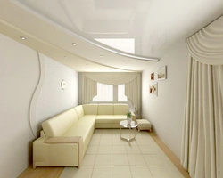 Натяжные потолки в гостиной дизайн фото двухуровневые фото