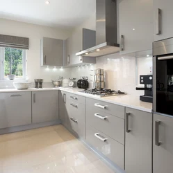 White-Gray Kitchens In The Interior Are Real