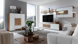 Living room design 2023 in an apartment photo