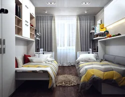 Children's bedroom design for two boys