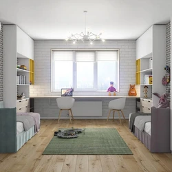 Children'S Bedroom Design For Two Boys