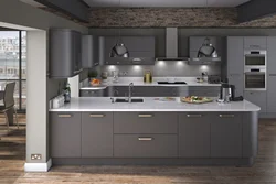 Gray kitchen units kitchen design
