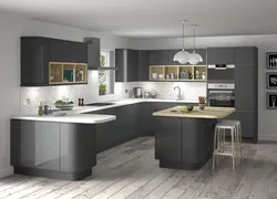 Gray Kitchen Units Kitchen Design