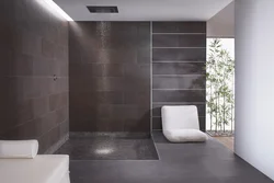 Çini daşdan hazırlanmış müasir vanna otağı interyeri