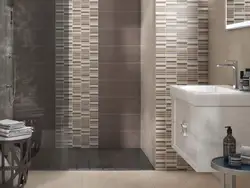 Modern bathroom interior with porcelain stoneware