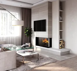 Living room interior in modern style