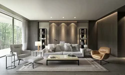 Living room interior in modern style