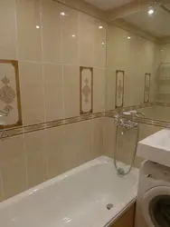 Дызайн ваннай у панэльным доме 9 паверхаў