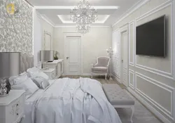 Bedroom design in neoclassical style