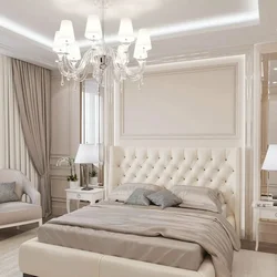 Bedroom design in neoclassical style