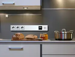 How to install sockets in the kitchen photo