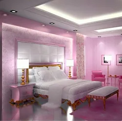 Bedroom Interior In Pink Tone