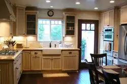 Kitchen Design With Terrace Door