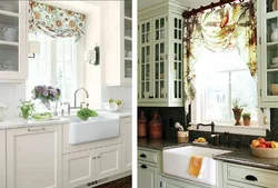 Window in the kitchen design decoration photo