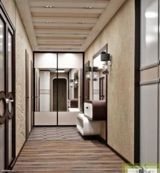 Design Of A Long Narrow Hallway In A Modern Style