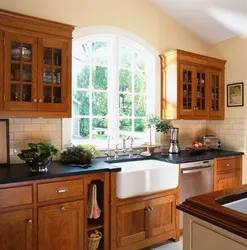 Kitchen Design In A House With A Window