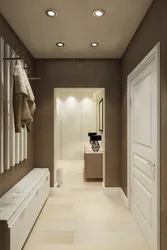 Photo of a hallway in beige tones
