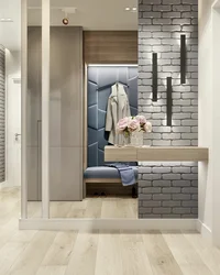 Hallway in modern style design small-sized