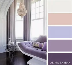 How to combine colors in the living room interior photo