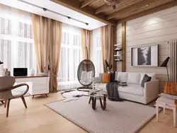 Photo Of A Wooden Living Room