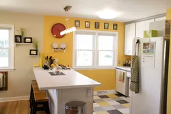 Paint the kitchen with your own hands color combination photo