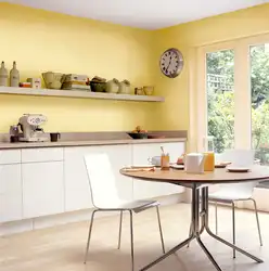 Paint the kitchen with your own hands color combination photo