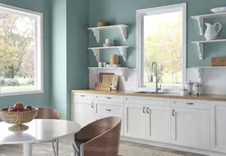 Paint The Kitchen With Your Own Hands Color Combination Photo