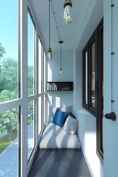 Loggia Design With Panoramic Windows Photo