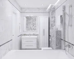 Light Tiles In The Bathroom Design