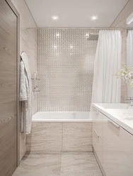 Light Tiles In The Bathroom Design