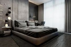 Bedroom Design Photo In Modern Loft Style