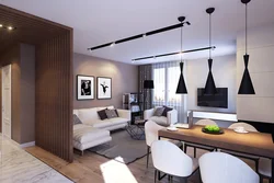 Living Room Design Photo In A House 40 Sq M Photo
