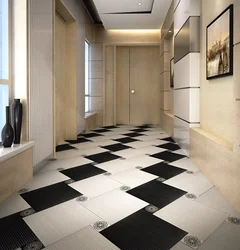 Flooring in the hallway design